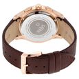 Xylys Swiss Multifunction Brown Leather Strap Grey Dial Watch For Men - image number 4