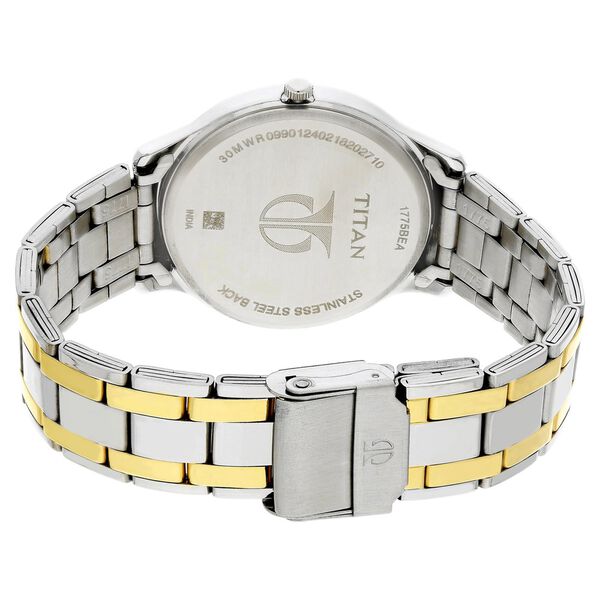 Titan Analog with Date Dial Stainless Steel Strap watch for Men - image number 4