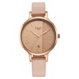Titan Raga Viva Rose Gold Dial Analog with Date Leather Strap watch for Women - image number 1