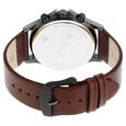 Titan Workwear Silver Dual Time Quartz Leather Strap watch for Men - image number 4