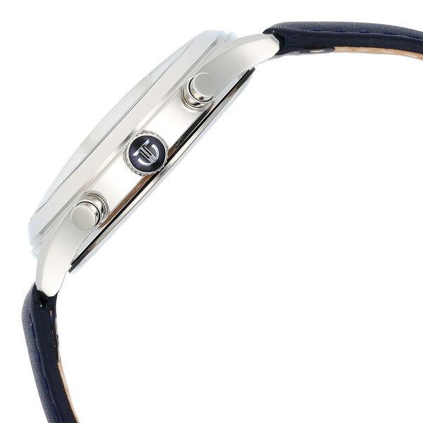 Titan Sapphire Multifunction Quartz Analog with Day and Date Blue Dial Leather Strap Watch for Men - image number 3