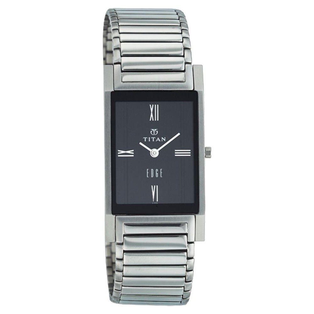 Buy Online Titan Quartz Analog Black Dial Watch for Men