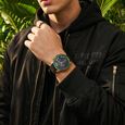 Fastrack Wild Quartz Chronograph Two Toned Dial Black Silicone Strap Watch For Guys - image number 2