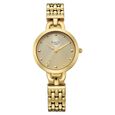 Titan Raga Showstopper Quartz Analog Silver Dial Rose Gold Metal Strap Watch For Women