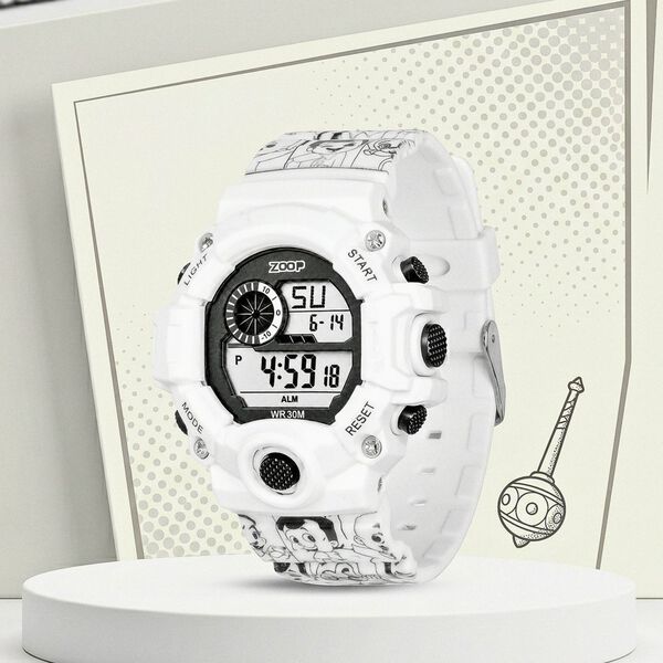 Zoop Chhota Bheem 2.0 Digital Unisex Watch For Kids With Black Printed Strap From House Of Titan - image number 0