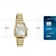 Poze By Sonata Quartz Analog Silver Dial Gold Metal Strap Watch For Women - image number 3