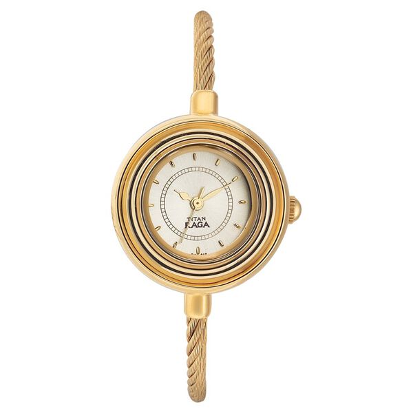 Titan Quartz Analog Mother Of Pearl Dial Watch for Women - image number 0