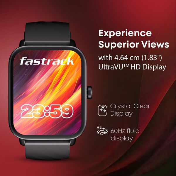 Fastrack Limitless Glide X Advanced UltraVU HD Display, Functional Cown, BT Calling, 100+ Sports Modes & Watchface - image number 3