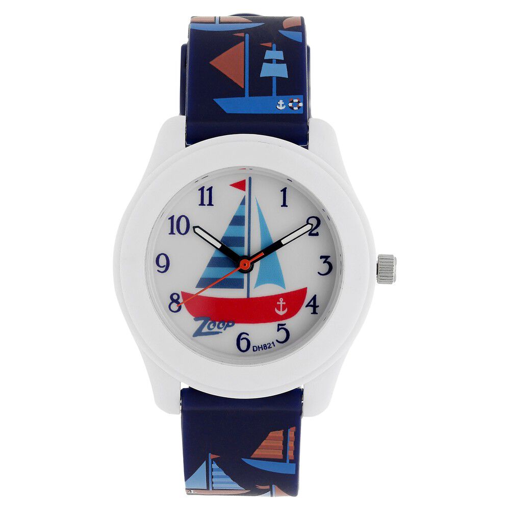 Buy Online Zoop By Titan Quartz Analog Multicoloured Dial PU Strap