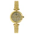 Titan Quartz Analog Champagne Dial Stainless Steel Strap Watch for Women