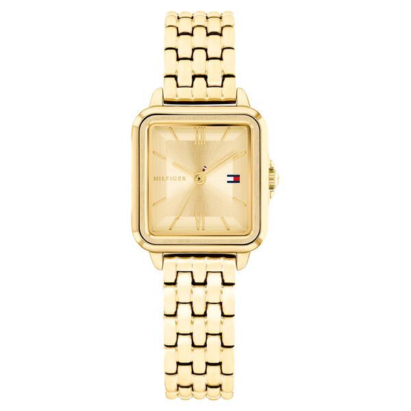 Tommy Hilfiger Quartz Analog Champagne Dial Golden Stainless Steel Strap Watch For Women-image-39