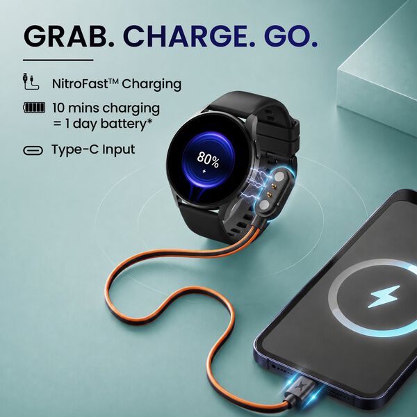 Fastrack Smart Revoltt XR1 Pro Smartwatch with 3.63 cm AMOLED Display BT Calling & Health Tracking - image number 3