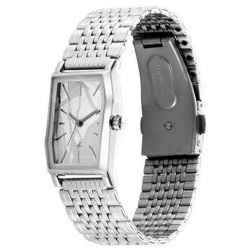 Fastrack Oceanyx 2.0 Analog Watch for Women with Silver Dial & Silver Metal Strap