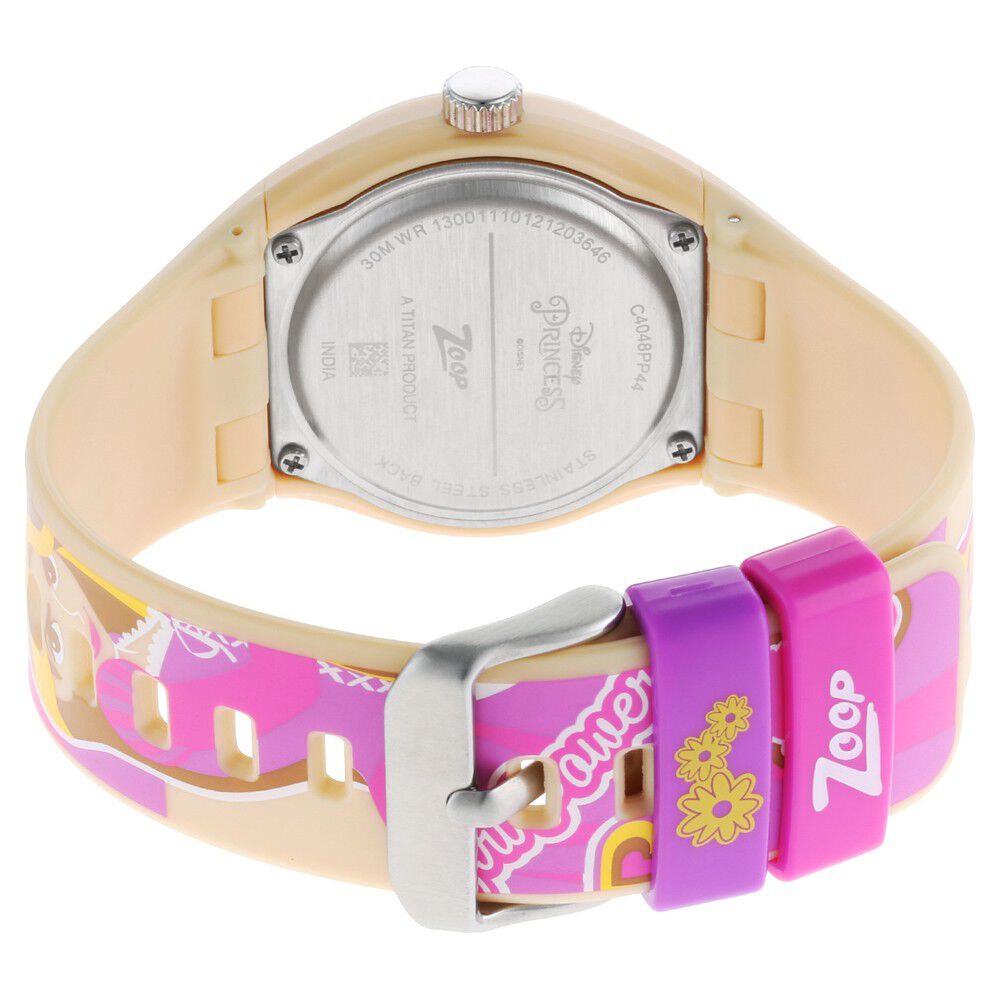 Buy Online Zoop Disney Rapunzel Analog Watch with Yellow Dial
