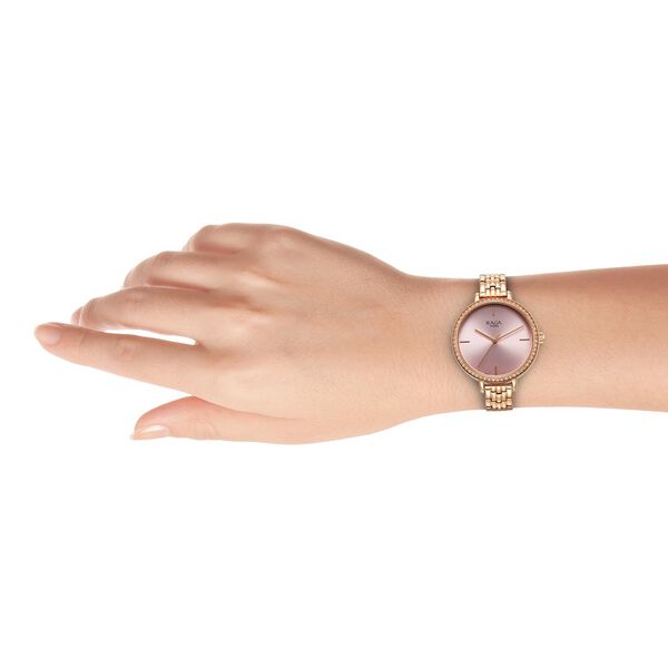 Titan Raga Showstopper Quartz Analog Pink Dial Metal Strap Watch for Women - image number 5