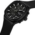 Kenneth Cole Quartz Chronograph Black Dial Black Silicone Strap Watch For Men - image number 2