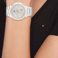 Tommy Hilfiger Multifunction Silver Dial Stainless Steel Strap Watch for Women - image number 3