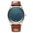 Titan Wrist Wit Quartz Analog with Date Blue Dial Leather Strap Watch for Men - image number 1