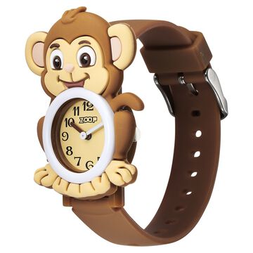Zoop By Titan Friends from Nature Quartz Analog Brown Dial Plastic Strap Watch For Kids
