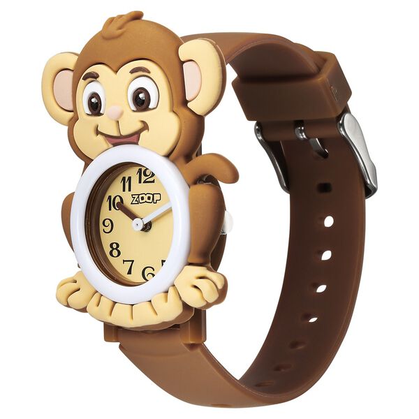 Zoop By Titan Friends from Nature Quartz Analog Brown Dial Plastic Strap Watch For Kids - image number 2