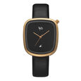 Fastrack Vyb Prodigy Quartz Analog Black Dial Leather Strap Watch for Girls - image number 0