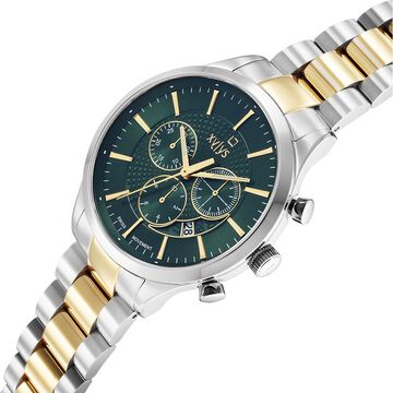Xylys Triumph Swiss Chronograph Stainless Steel Green Dial Watch for Men
