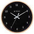 Titan Classic Balck Wall Clock with Silent Sweep Technology - 29.5 cm x 29.5 cm (Medium) - image number 1