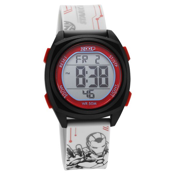 Zoop Marvel Digital Dial Polyurethane Strap with Iron Man Character Watch for Kids - image number 0