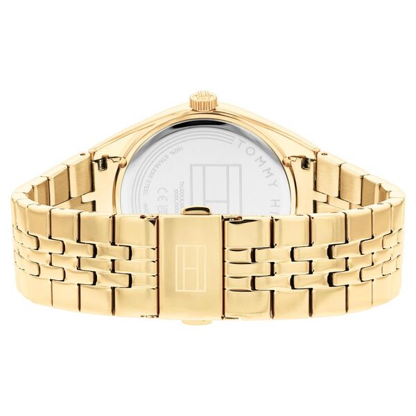 Tommy Hilfiger Quartz Analog with Date Champagne Dial Stainless Steel Strap Watch for Women - image number 2