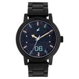 Fastrack Road Trip Quartz Analog Black Dial Stainless Steel Strap Watch for Guys