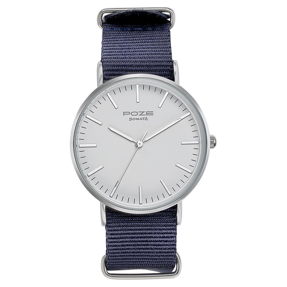 Sonata white watch on sale