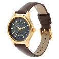 Titan Quartz Analog Black Dial Leather Strap Watch for Women - image number 2