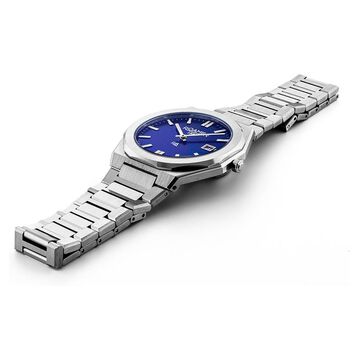 Roamer Quartz Analog with Date Blue Dial Silver Stainless Steel Strap Watch For Men