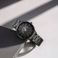 Titan Black Dial World Time with Date Stainless Steel Strap watch for Men - image number 0