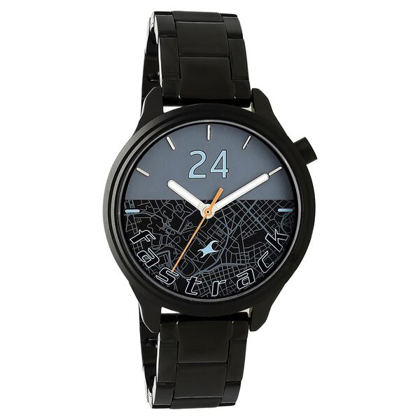 Fastrack Road Trip Quartz Analog Blue Dial Stainless Steel Strap Watch for Girls - image number 1