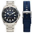 Titan Zero Hour Professional Diver's 500m Limited Edition Automatic Analog with Black Dial Black Titanium & Black FKM Strap Watch for Men