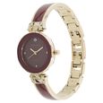 Anne Klein Quartz Analog Maroon Dial Ceramic Strap Watch for Women - image number 1