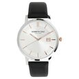 Kenneth Cole Quartz Analog with Date Grey Dial Leather Strap Watch for Men - image number 0