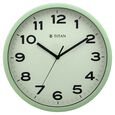 Titan Classic Light Green Wall Clock with Silent Sweep Technology - 30 cm x 30 cm (Medium) - image number 1