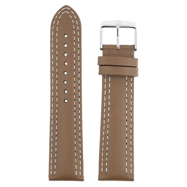 22 mm Brown Genuine Leather Straps for Men - image number 0