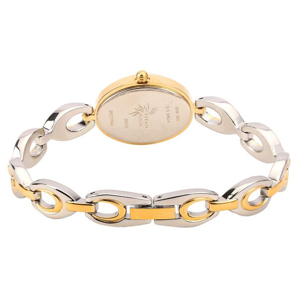 Titan Raga Champagne Dial Women Watch With Metal Strap - image number 2