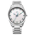 Fastrack Quartz Analog Black Dial Brown Stainless Steel Strap Watch for Guys