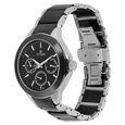 Titan Ceramics Black Dial Quartz Multifunction Stainless Steel and Ceramic Strap watch for Men - image number 2