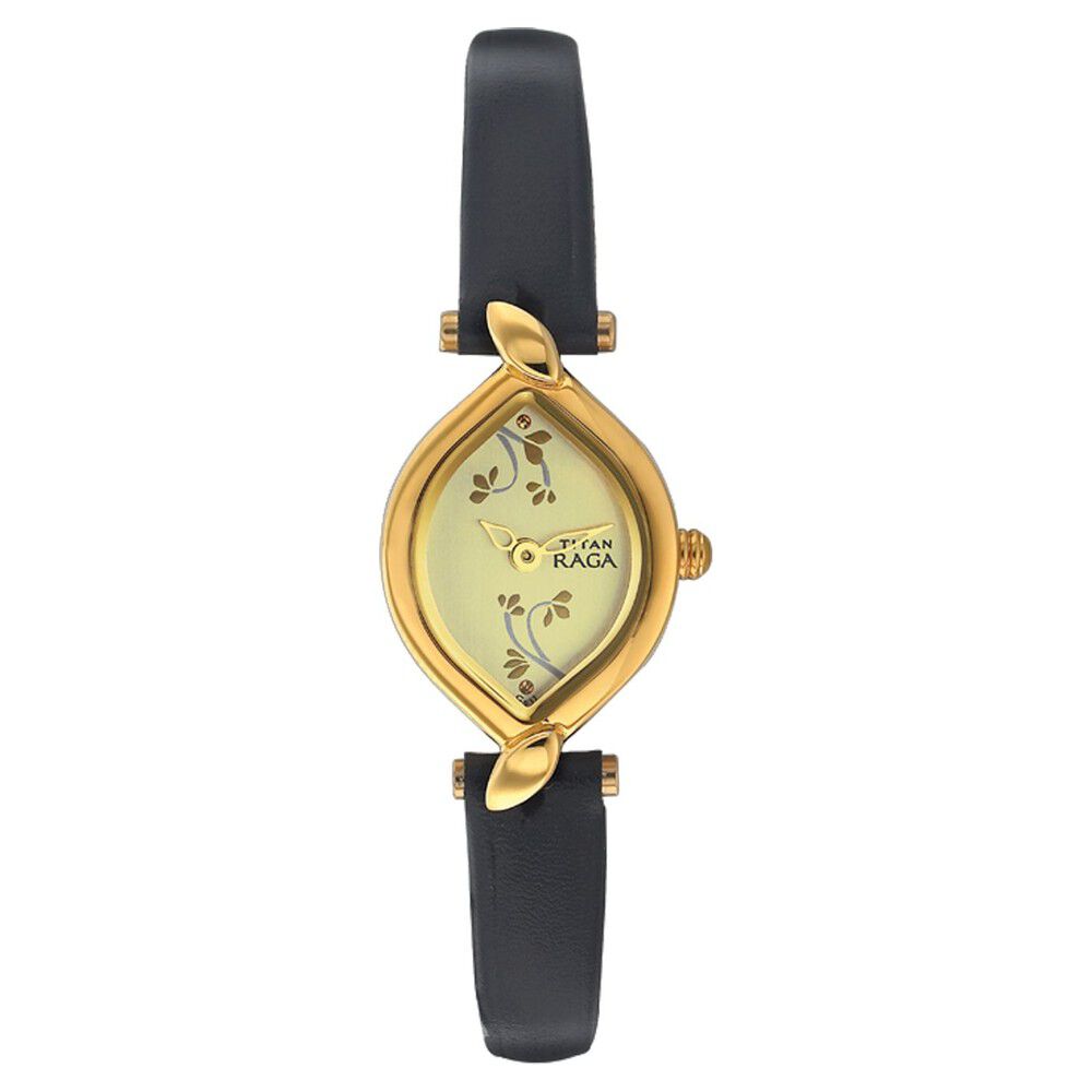 Titan oval shaped watches clearance