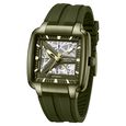 Kenneth Cole-Automatic Green Dial Green Silicone Strap Watch For Men - image number 1