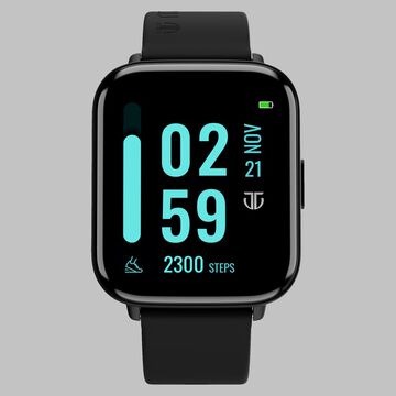 Titan Smart Watch Black Silicone Strap watch for Unisex
