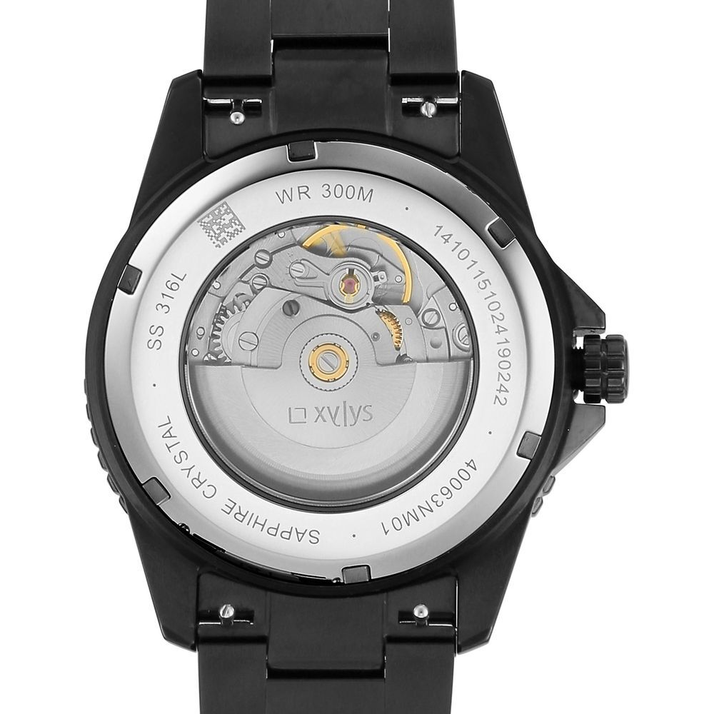 Buy Online Xylys Automatic Analog with Date Black Dial Black