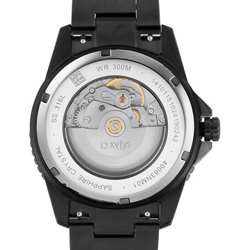Xylys Automatic Analog with Date Black Dial Black Stainless Steel Strap Watch For Men