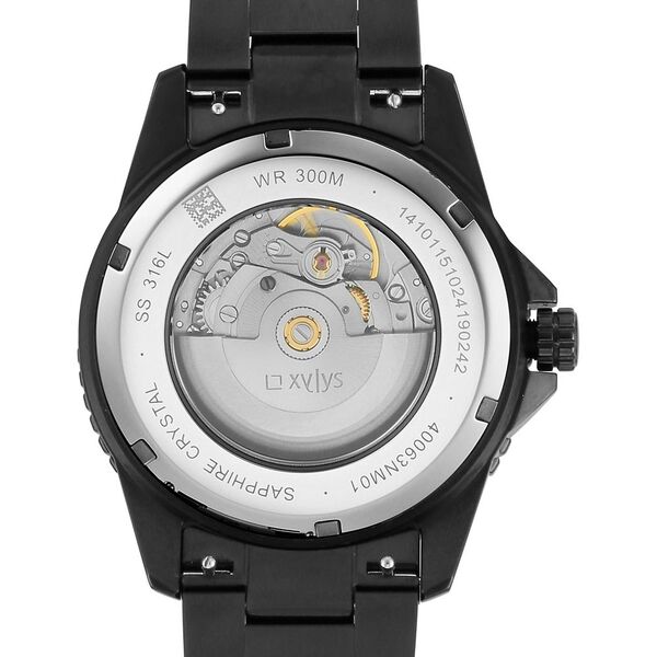Xylys Automatic Analog with Date Black Dial Black Stainless Steel Strap Watch For Men - image number 5