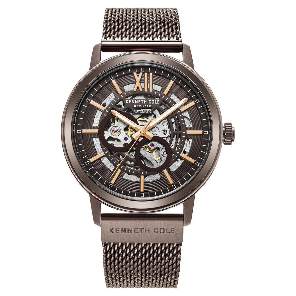 Buy Online Kenneth Cole Brown Dial Automatic Watch for Men nekcwgl2217202mn Titan